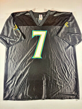 NFL Byron Leftwich #7 Black 2XL Like New
